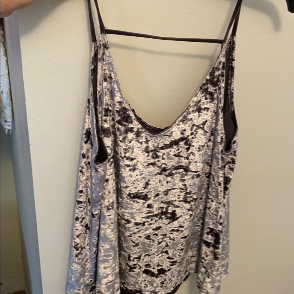 American Eagle velvet tank top